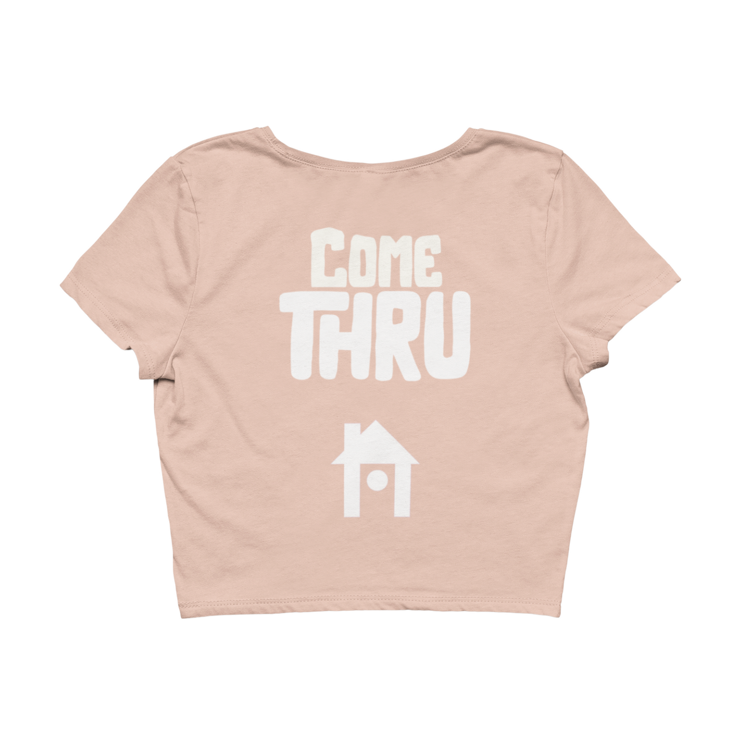Come Thru Crop Tee - Pink