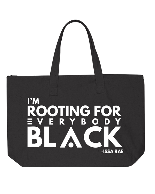 Rooting For Everybody Black - Tote (Black)